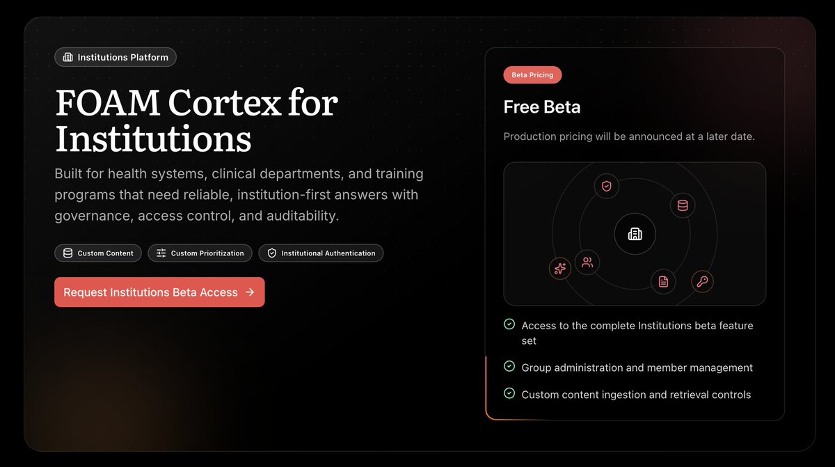 FOAM Cortex tweet media