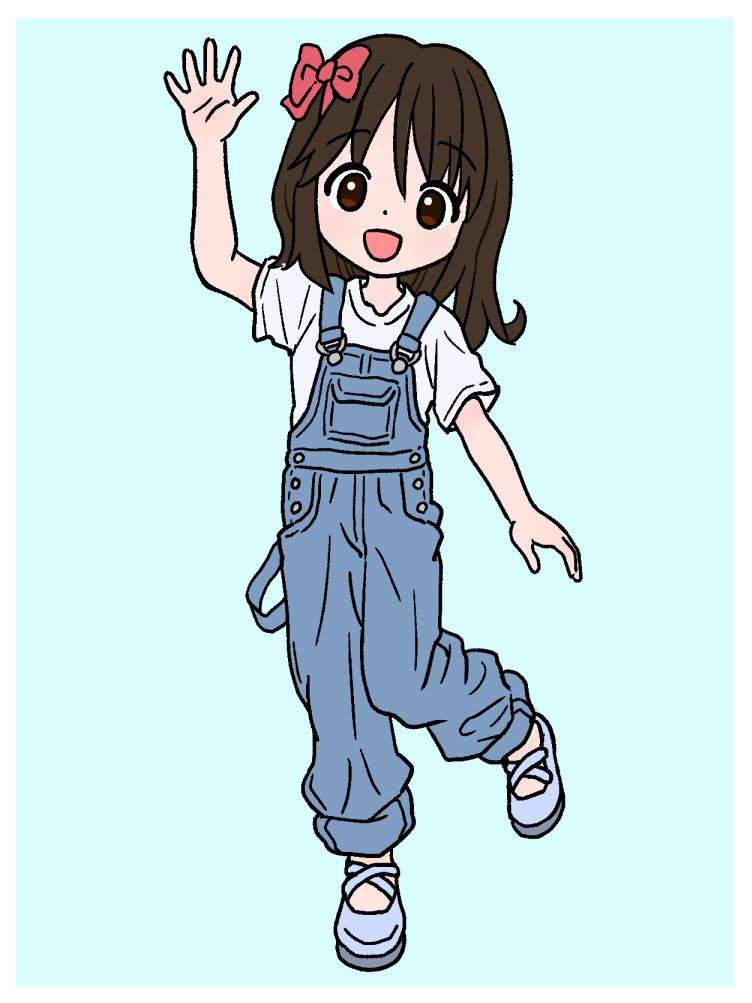 オーバーオール娘