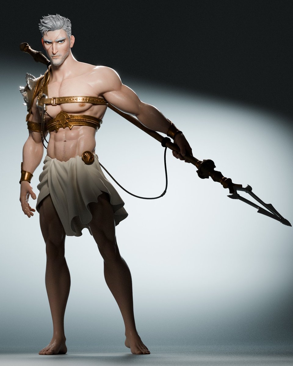 Hey guys, I made 3D fan art version of Semeru from <a href="/coralislandgame/">Coral Island</a> Merfolk character. 

Character design by <a href="/davidalojaya/">David Ardinaryas Lojaya</a> 

Sculpted in ZBrush and rendered in Blender 😁

#CoralIsland #zbrush #b3d