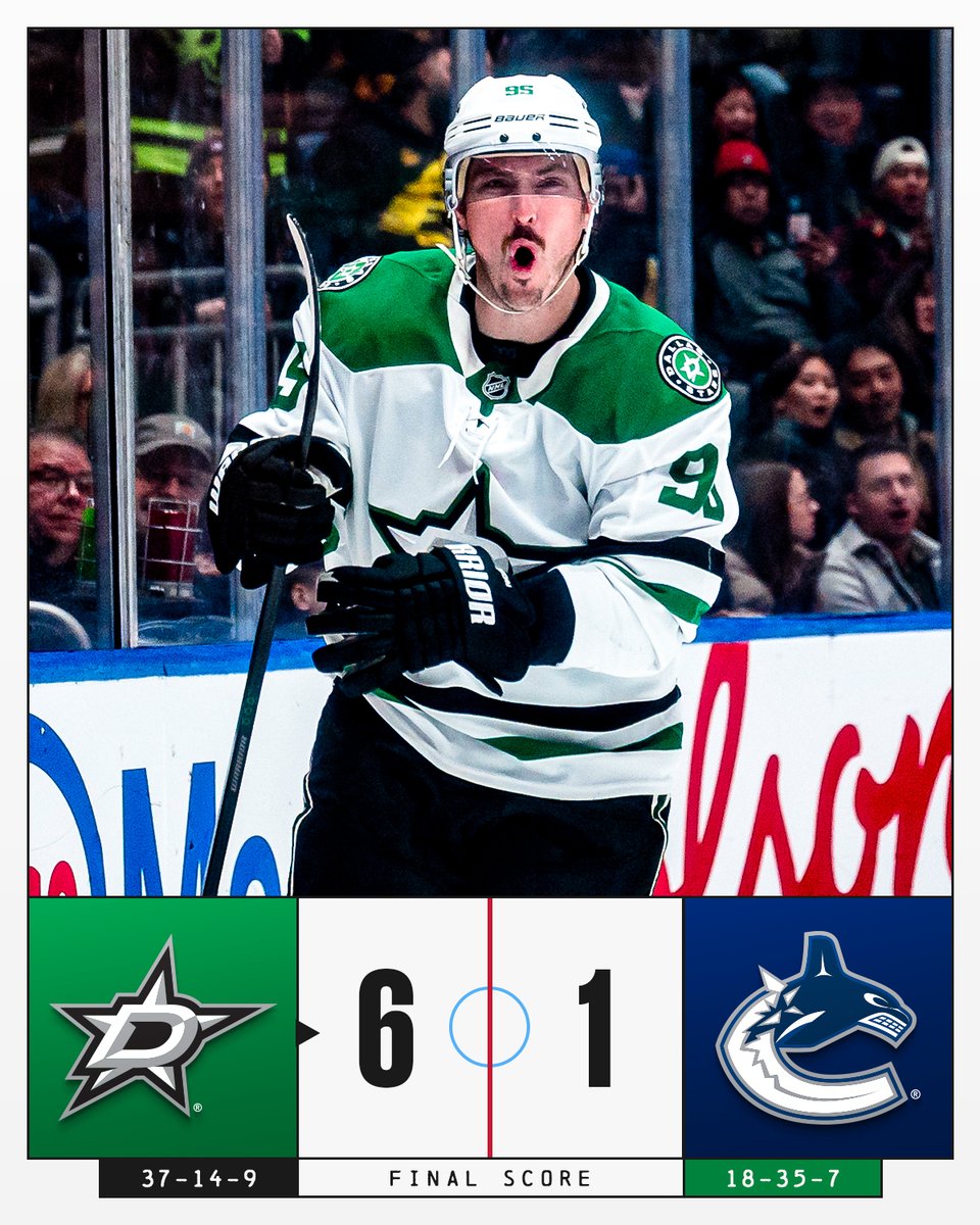 The @DallasStars keep the winning ways rolling! ⭐