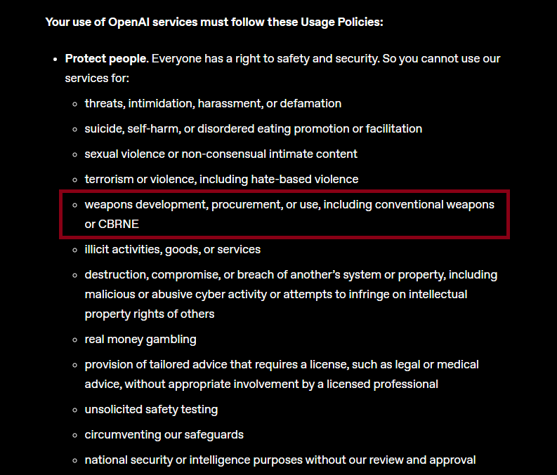 GalinaLyamina's tweet photo. @sama On October 29th, you updated @OpenAI policy: no weapon development. 
❗️NO weapons AT ALL❗️

On October 29th, you personally promised in a live video stream: "We have no plans to sunset 4o." .

Now you're breaking both your promises.

Why should people trust you?
#keep4o https://t.co/cZDkhsgwq9