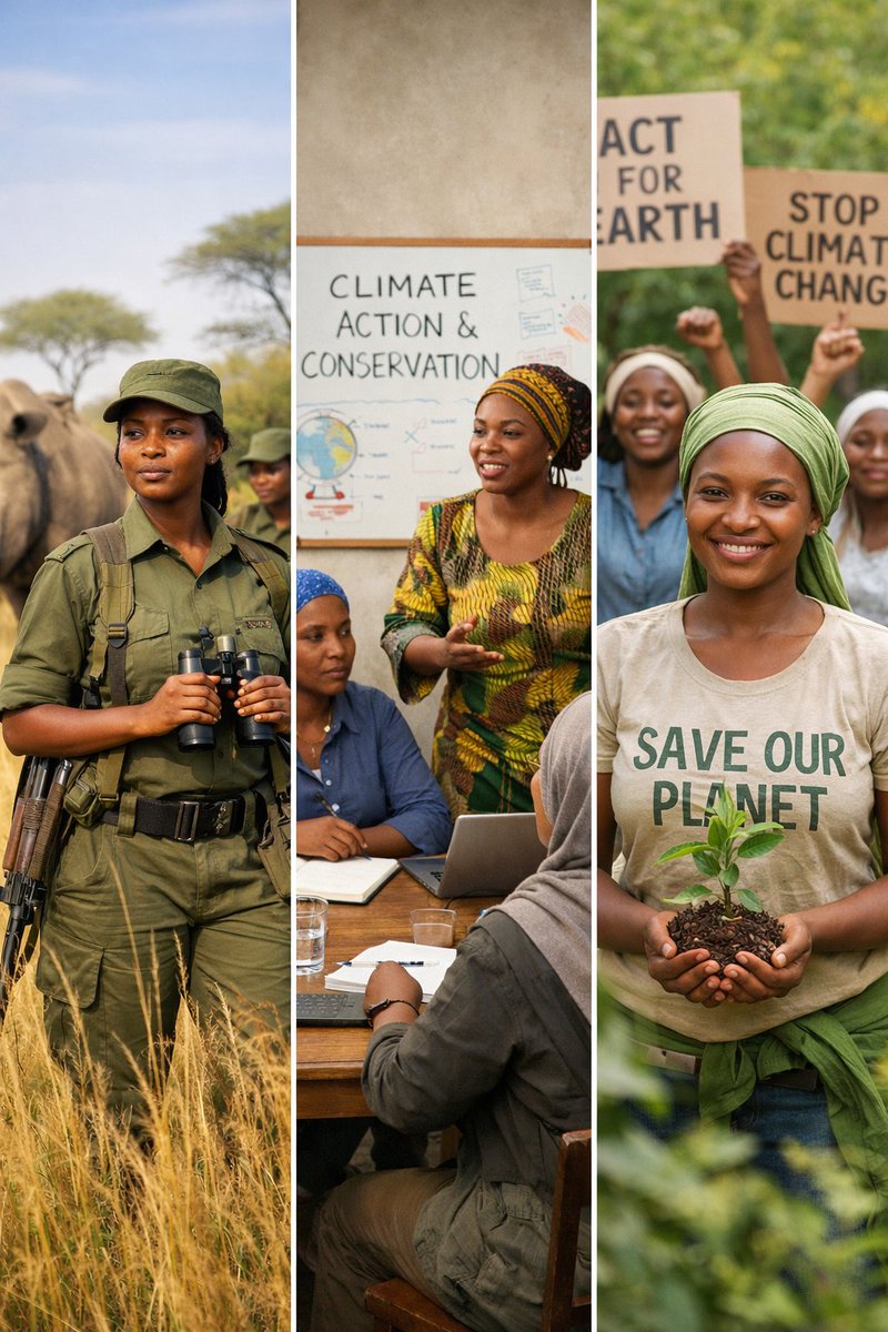 ClimateShi71041's tweet photo. This #WorldWildlifeDay2026, we celebrate women redefining value beyond profit, toward protecting our planet. 🌍🦏

At CCESI, we’ve seen how #women lead conservation with a legacy mindset, nurturing nature for their children and communities.💚

#WomenInConservation #ClimateAction https://t.co/rjVrw5VKpk