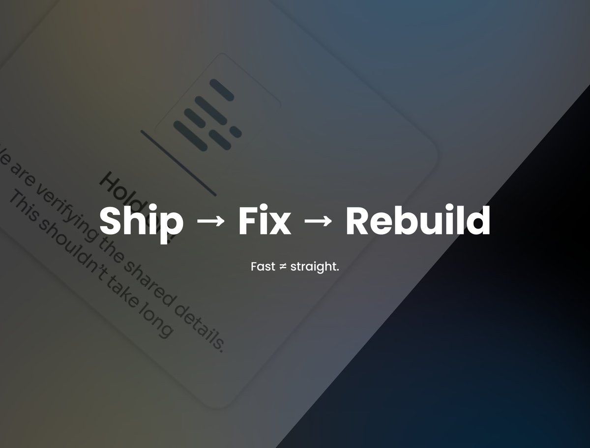 Hashim_Amuda's tweet photo. Shipping fast doesn’t mean
skipping UX thinking.

Rushed decisions
become slow fixes.

Good UX thinking speeds teams up
by avoiding rework.

Audit decisions, not velocity.

#UXAudit #StartupUX #SaaS #ProductDesign https://t.co/nKFQFJBpld