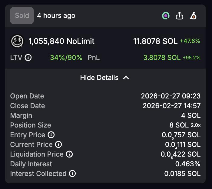 taomemew's tweet photo. Caught $NOLIMIT on @Lavaragexyz 

95% ROI 

Higher

CA: 4nURS6qxY9bCEhramG2VZfnphJZyzis5EE86w5qLpump https://t.co/XHDUJPnSDt