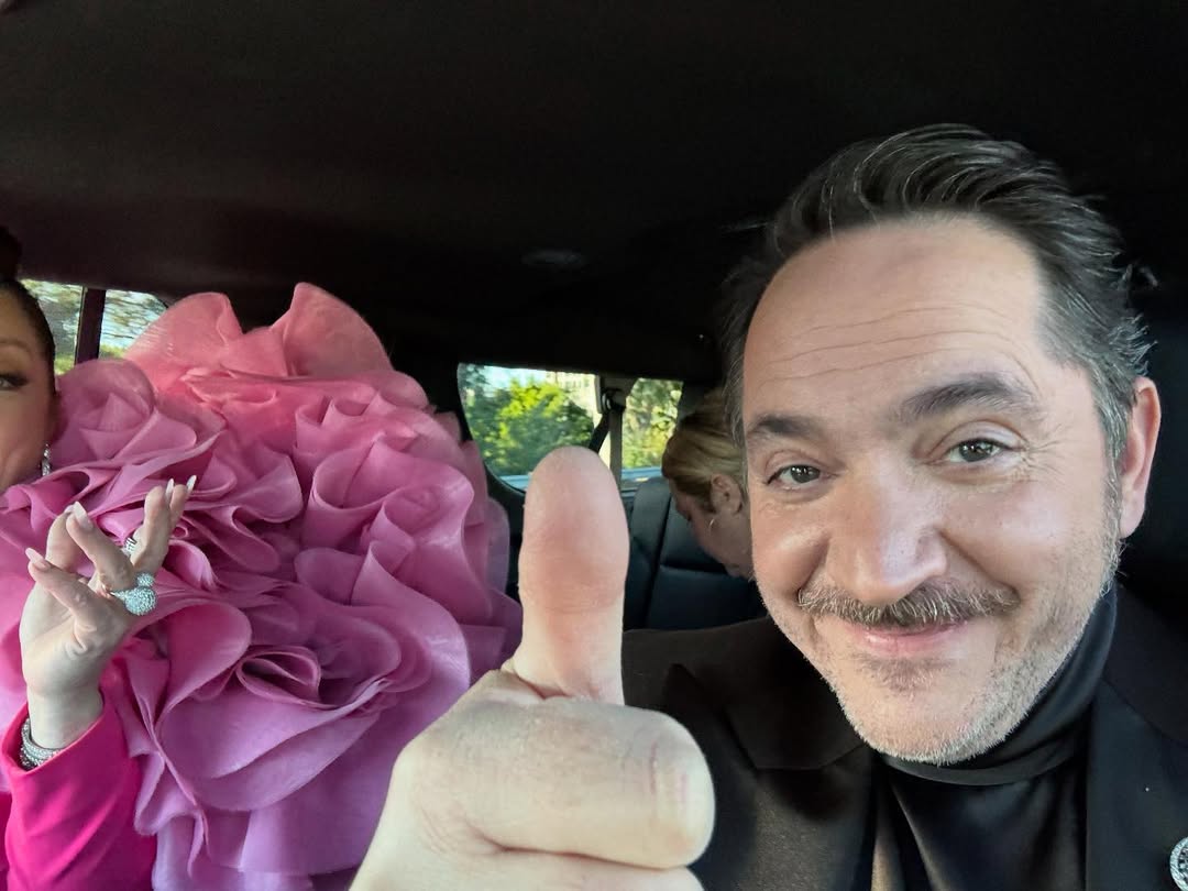 On the way to the Golden Globes with my beautiful bride,  !