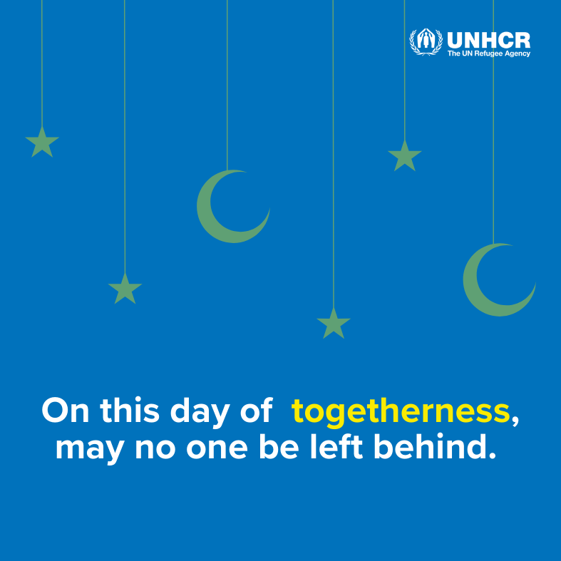 RefugeesCSEE's tweet image. Eid al-Fitr is a celebration rooted in generosity and care for others. 🌙✨

As many #refugee families mark this day far from home, may that same spirit of giving reach them wherever they are.

Eid Mubarak.