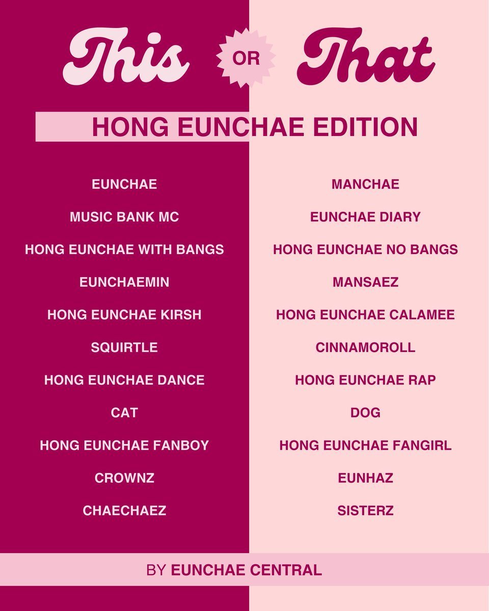 [#⃣ HASHTAG BOOSTER ACTIVITY]

THIS or THAT: Hong Eunchae Edition

Quote or reply with your answers (+ the reason) using the tags:

🎯 500 replies

HONG EUNCHAE to PFW26
#EUNCHAExCourreges
#EUNCHAExCourregesFW26
#HONGEUNCHAE #CourregesFW26 #Courreges