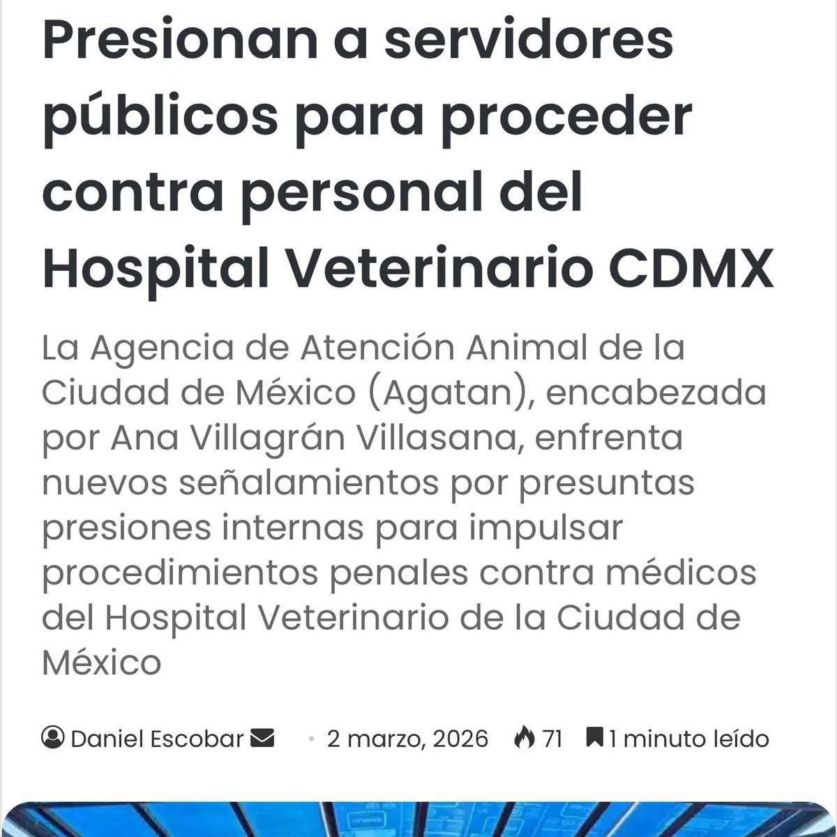 Buscan acusar de maltrato animal a veterinarias que denunciaron falta de medicamentos

Una abogada del gobierno de Brugada afirmó en entrevista que fue contactada desde la AGATAN para denunciar penalmente por maltrato animal a las veterinarias que hicieron pública la falta de