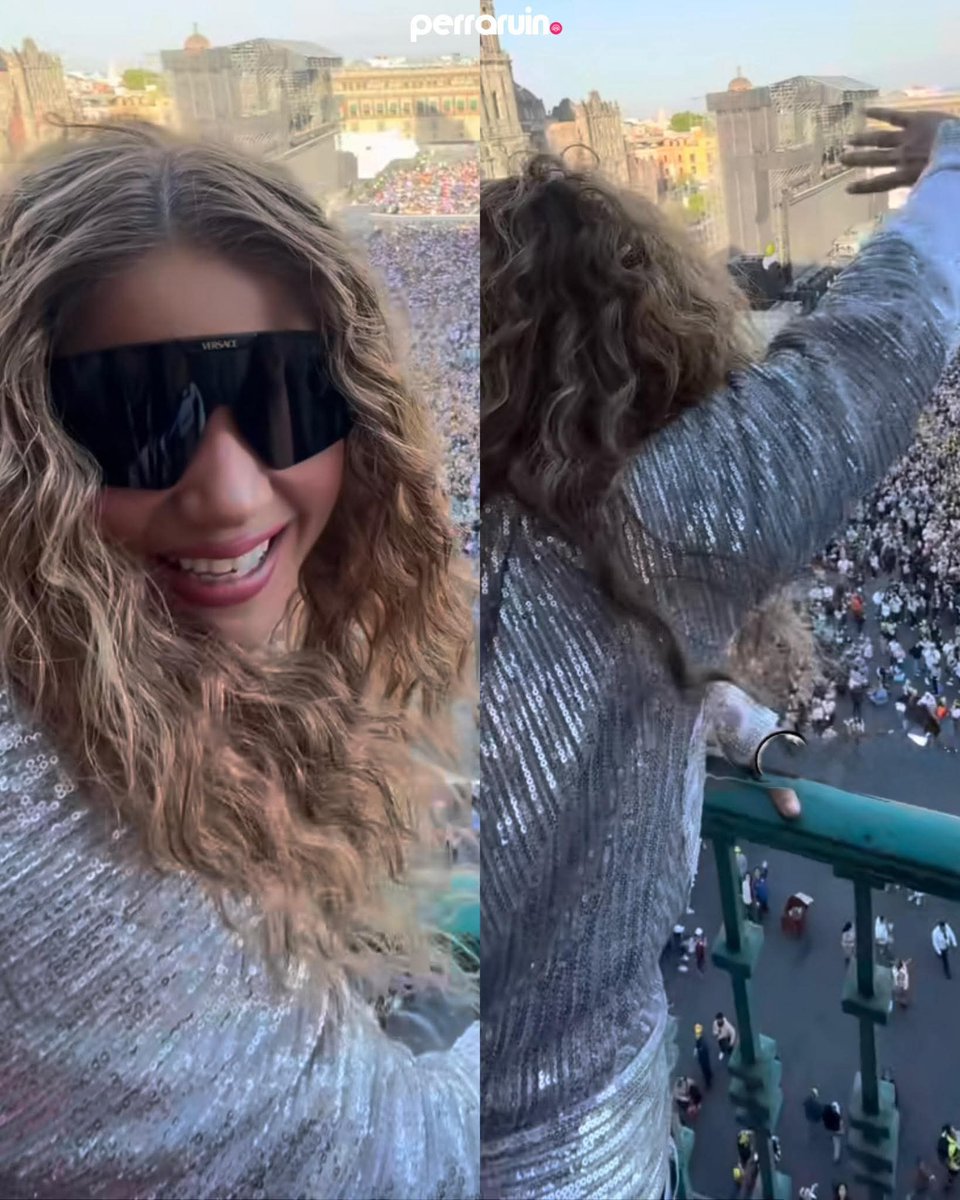 Shakibecca apareció en el Zócalo saludando a los fans y muchos la confundieron con Shakira, ya hasta se enojaron  😵‍💫🤬 / #Memes #Humor #Shakira #CDMX