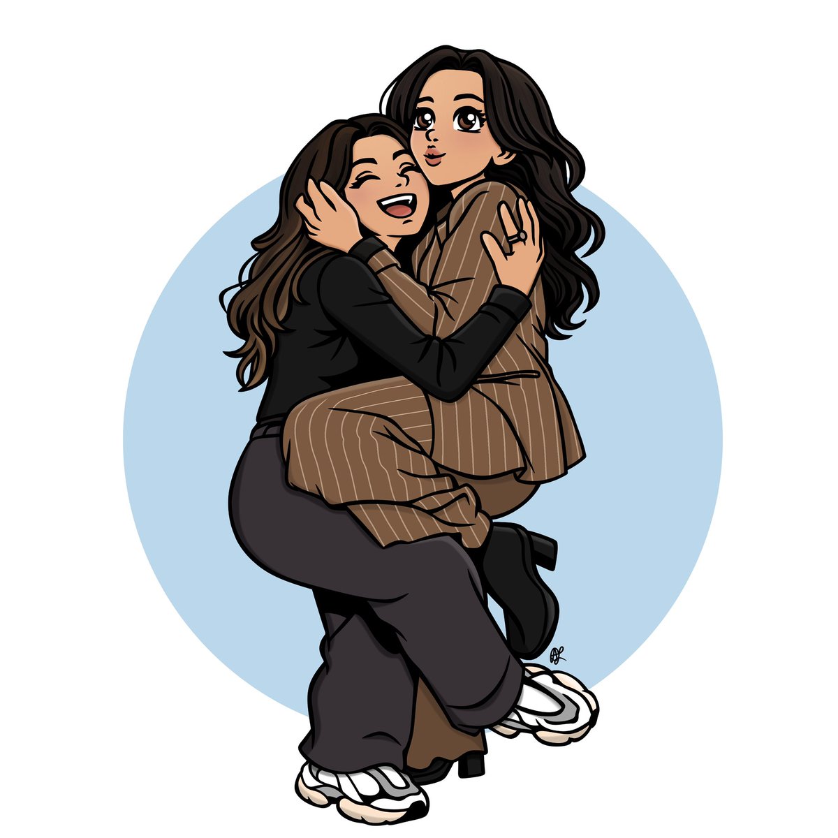 always__casey's tweet photo. Doodling out my fomo from this weekend! Hope everyone who got to go the con had as much fun as these two 😂🥰 #TheRookie #MelissaONeil #LucyChen #CelinaJuarez @therookie https://t.co/jtkjTe0Egf