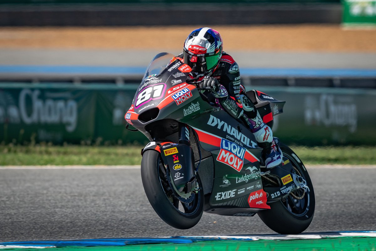 AlessioPiana130's tweet image. #Moto2 #ThaiGP 

Come si poteva percepire dalla dinamica, Senna Agius nel corso della prima partenza della gara Moto2 si è fermato senza preavviso per un problema elettronico, non per un proprio errore. David Alonso se l'è ritrovato davanti e non ha potuto far nulla per evitarlo,