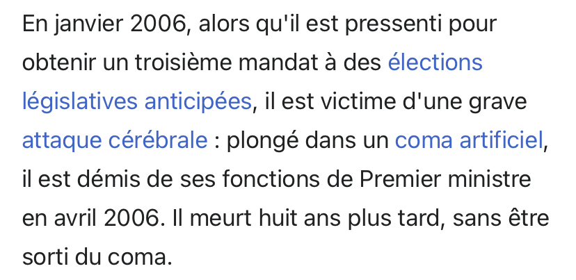 Mu_Ha_Mad's tweet photo. Nous nous avons connu Ariel Sharon. 
Regardez comment il a fini https://t.co/Rh7xsAOZRg