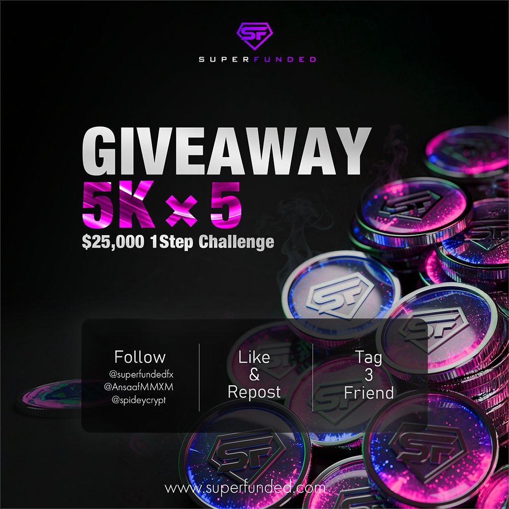 🎁 $25,000 GIVEAWAY | Peace Sale 🕊️

We’re running a giveaway in honor of our Peace Sale.
Let’s spread something better than headlines — a wish for peace.

How to enter:
———————————
💚Follow <a href="/superfundedfx/">SuperFunded</a>, <a href="/AnsaafMMXM/">AnsaafMMXMZA 🇿🇦</a> , <a href="/spideycrypto/">🕸 Spidey 🕸</a> 
💚Like + Repost this post
💚Comment with a