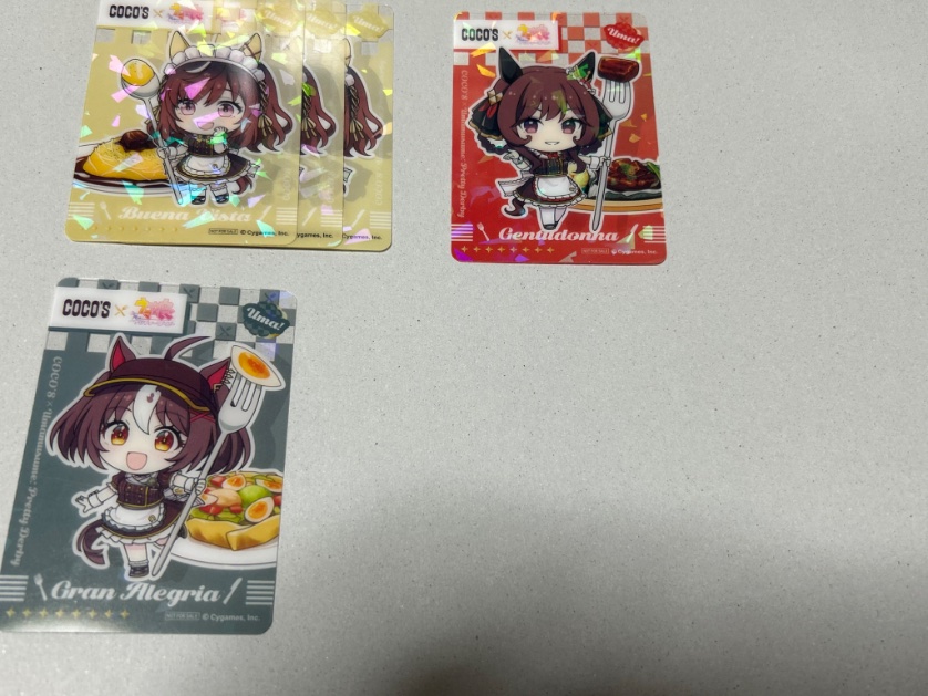 ココス×ウマ娘コラボ クリアカードの交換希望です ［希望］ オグリ