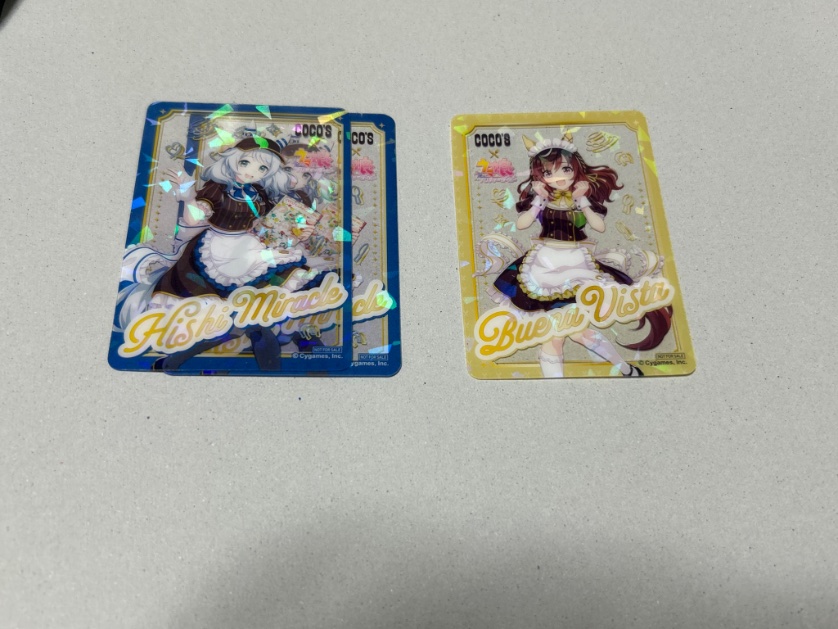 ココス×ウマ娘コラボ クリアカードの交換希望です ［希望］ オグリ