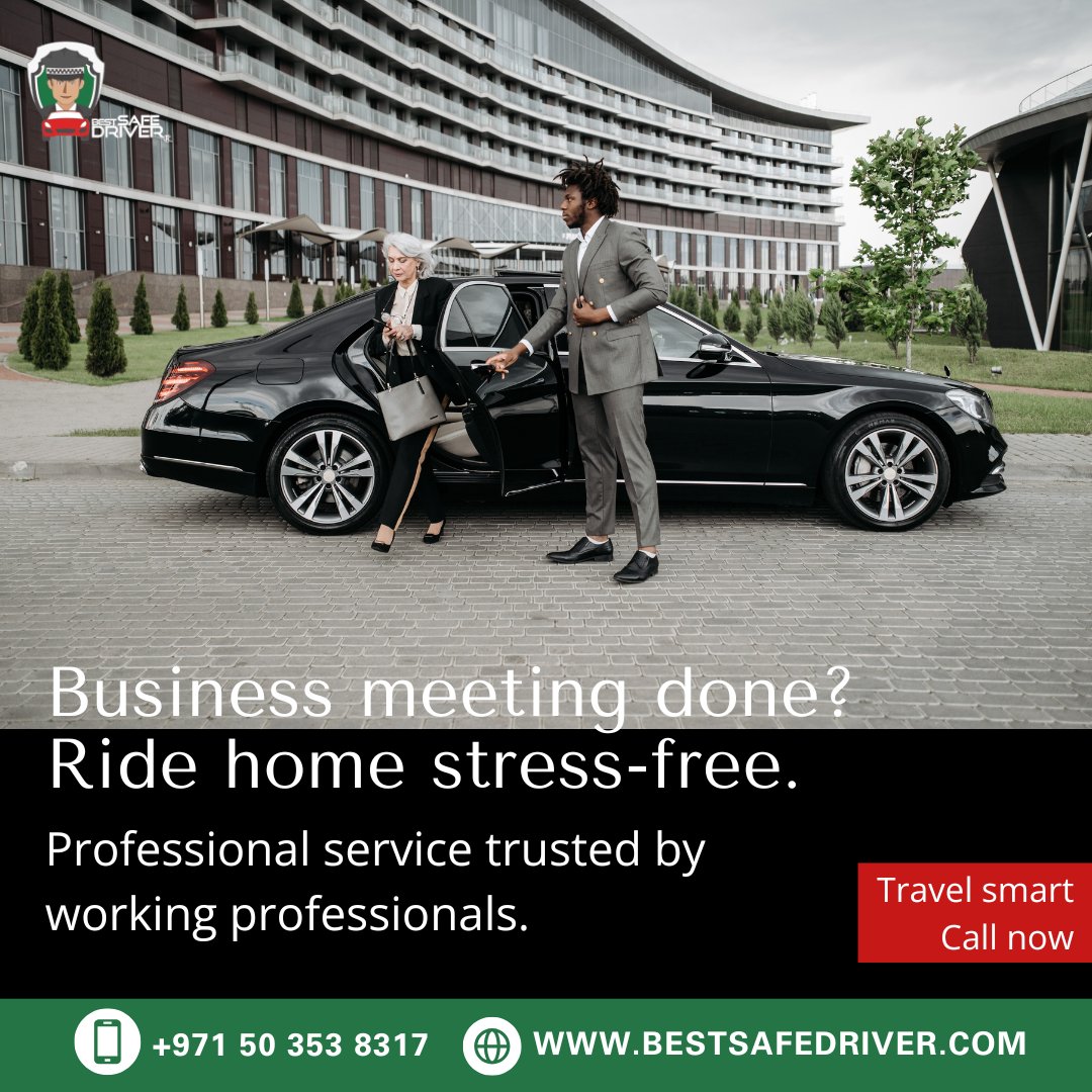BestSafeDriver1's tweet photo. 🧾Business meeting done? Ride home stress-free.

📞Call now: +971 50 3538317
🌐https://t.co/xq5zuAFTY9

#BusinessTravel #SafeDriverDubai #BestSafeDriver #CorporateLife #ProfessionalService #WorkdayEnd #StressFreeRide #DubaiProfessionals #ReliableDriver #RoadSafety #SmartCommute https://t.co/Wzm86xUHFD