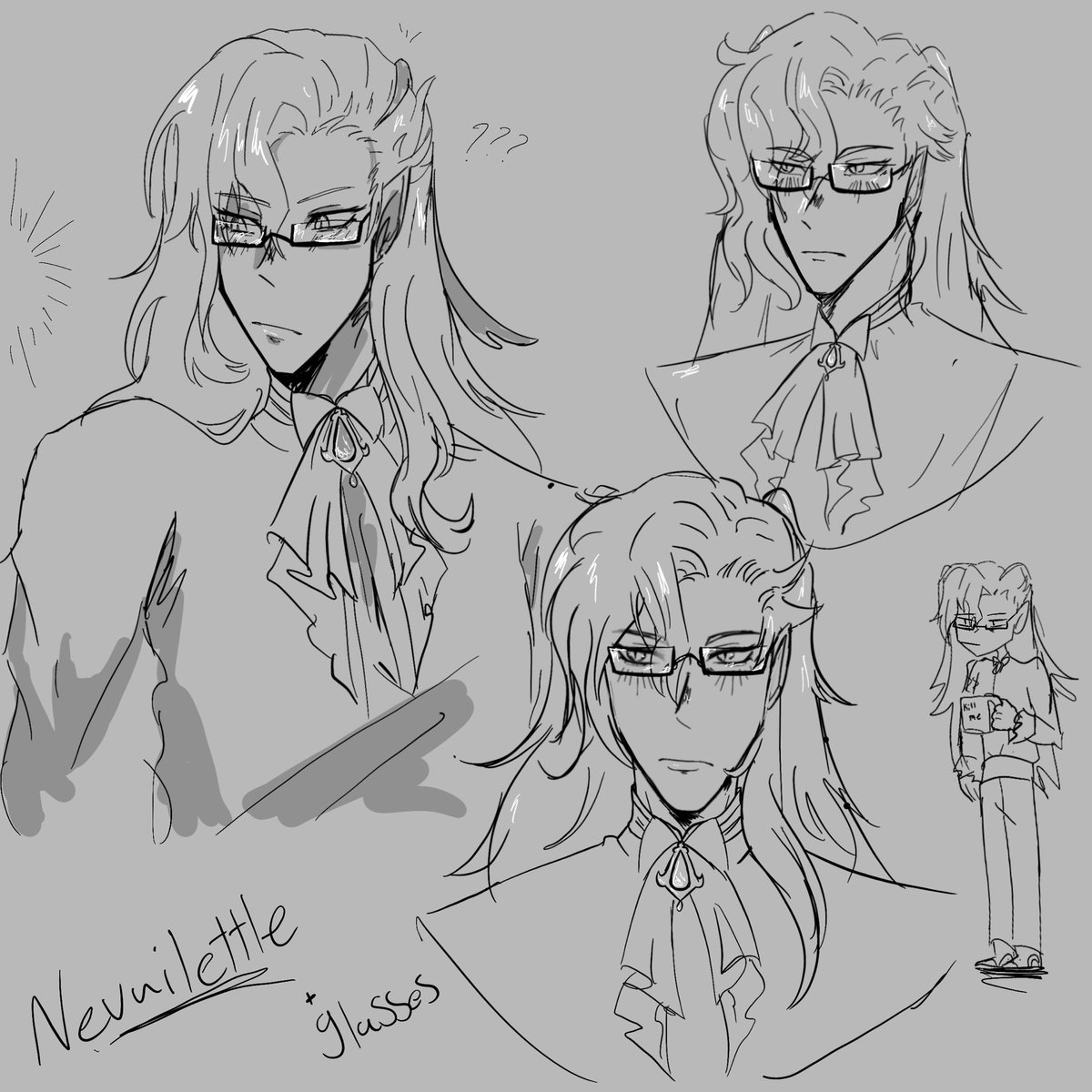 Lemonpie101213's tweet photo. A quick doodle I did of Neuvi
#Neuvillette #Genshinlmpact #art https://t.co/y6OJ9MA6Au