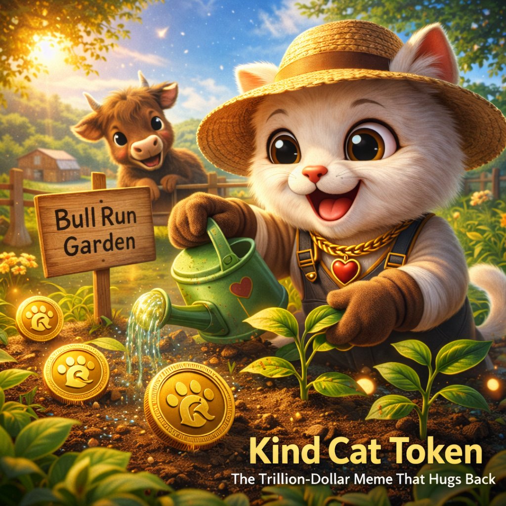 KindCatToken's tweet photo. We’re not chasing the bull run…
We’re planting for it. 🌱🐾

$KIND grows differently. https://t.co/oCNeRNW3dB