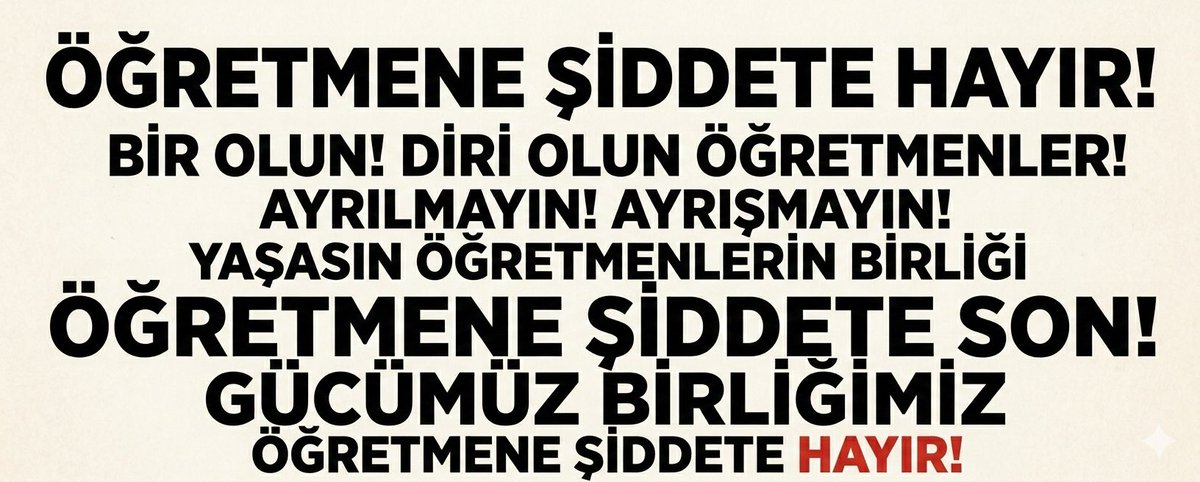 #ÖğretmenSahipsizDeğildir