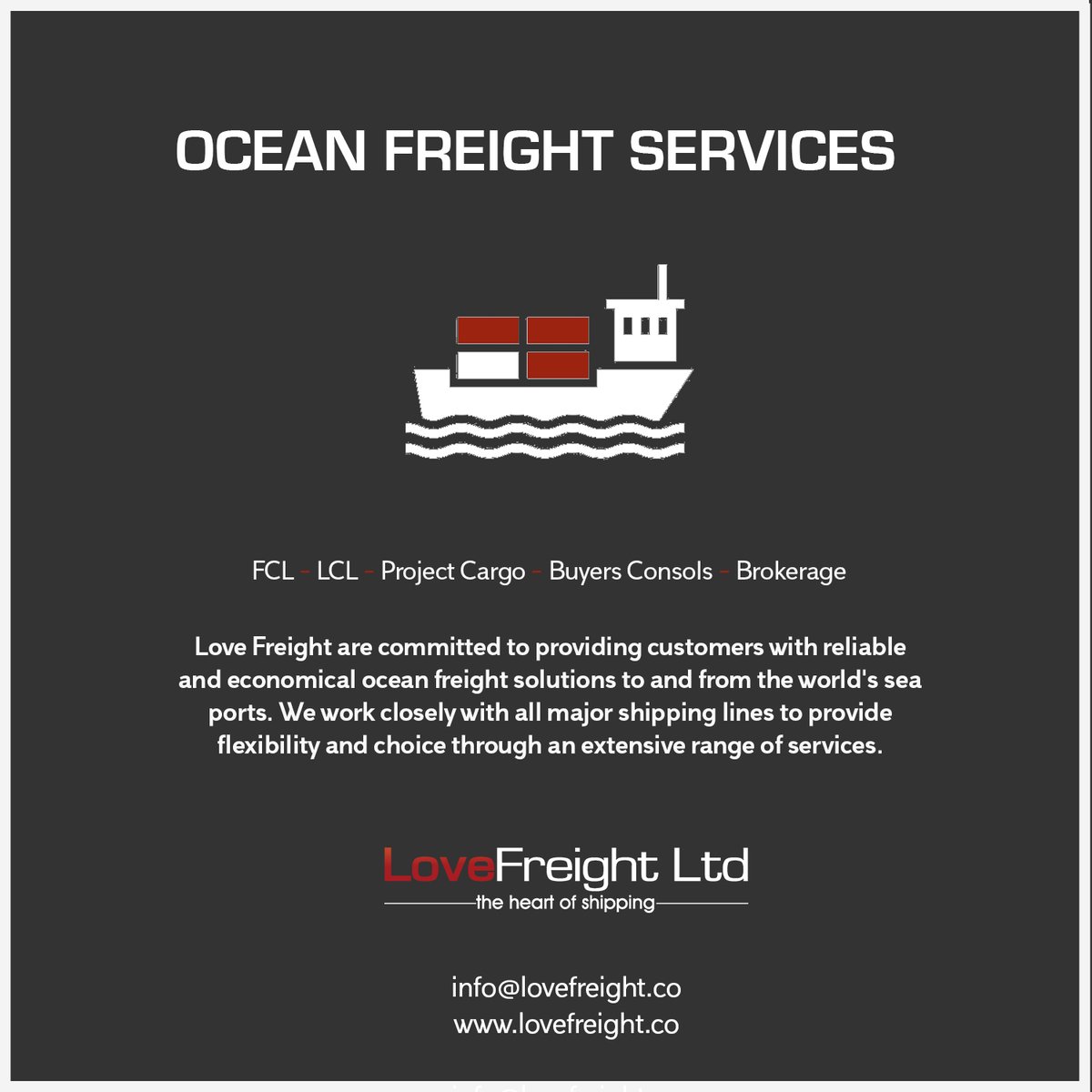 LoveFreight's tweet photo. Love Freight - Getting to the heart of shipping and logistics.
https://t.co/V6cLXlXKc0
#freight #warehousing #booklogistics #LoveFreight https://t.co/XpT7ABAR27