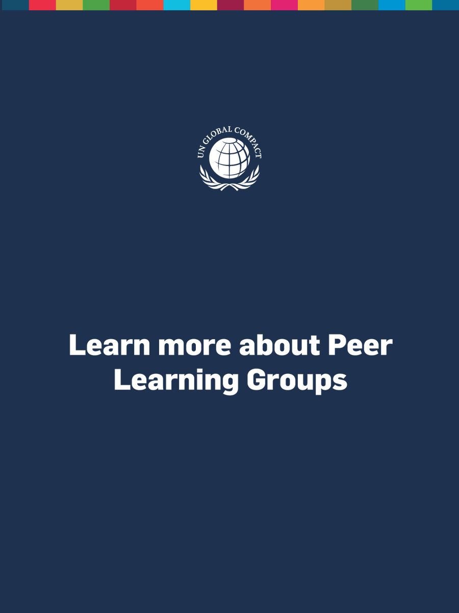 globalcompact's tweet photo. π Registrations are now open for the 2026 #PeerLearningGroups!
Peer Learning Groups at the @globalcompact create a confidential and collaborative environment for companies to share their best practices and challenges on critical sustainability issues with like-minded professionals while gaining access to industry experts and unique networking opportunities.
π Learn more & apply: https://t.co/eRneUBd3Wg
