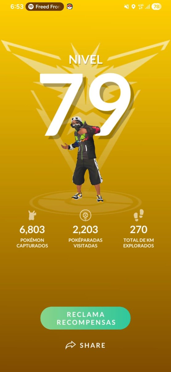 InkedSmile11's tweet image. Se llegó!!!!

Ya solo un nivel más... 

#PokemonGo #PokemongoGDL #Almost80 #teaminstinct