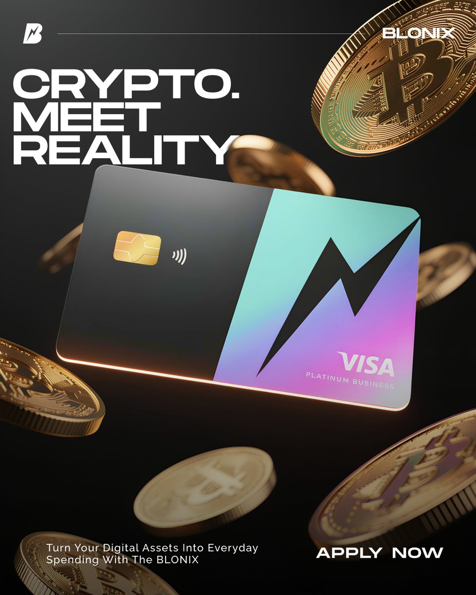 Make your crypto work everywhere you go. 💳

With Blonix, seamlessly turn digital assets into real-world spending power — fast, secure, and right at your fingertips. ✨

Visit Here: blonix.io

#CryptoPayments #Fintech #DigitalFinance #Web3 #Blockchain