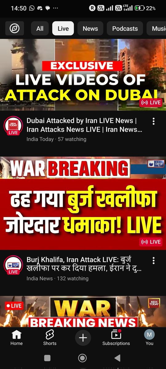 munishgarg2's tweet photo. @PMOIndia @narendramodi @DrSJaishankar @PIB_India @PIBFactCheck please control our News media houses from spreading fake news. This is really pathetic for them. News houses shall be responsible and credible. YouTube video headlines are always filled with fake information. https://t.co/vjRAbToqpE