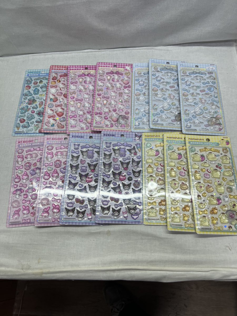 ボンボンドロップシール早くも大量にお売りいただきました！まだまだ