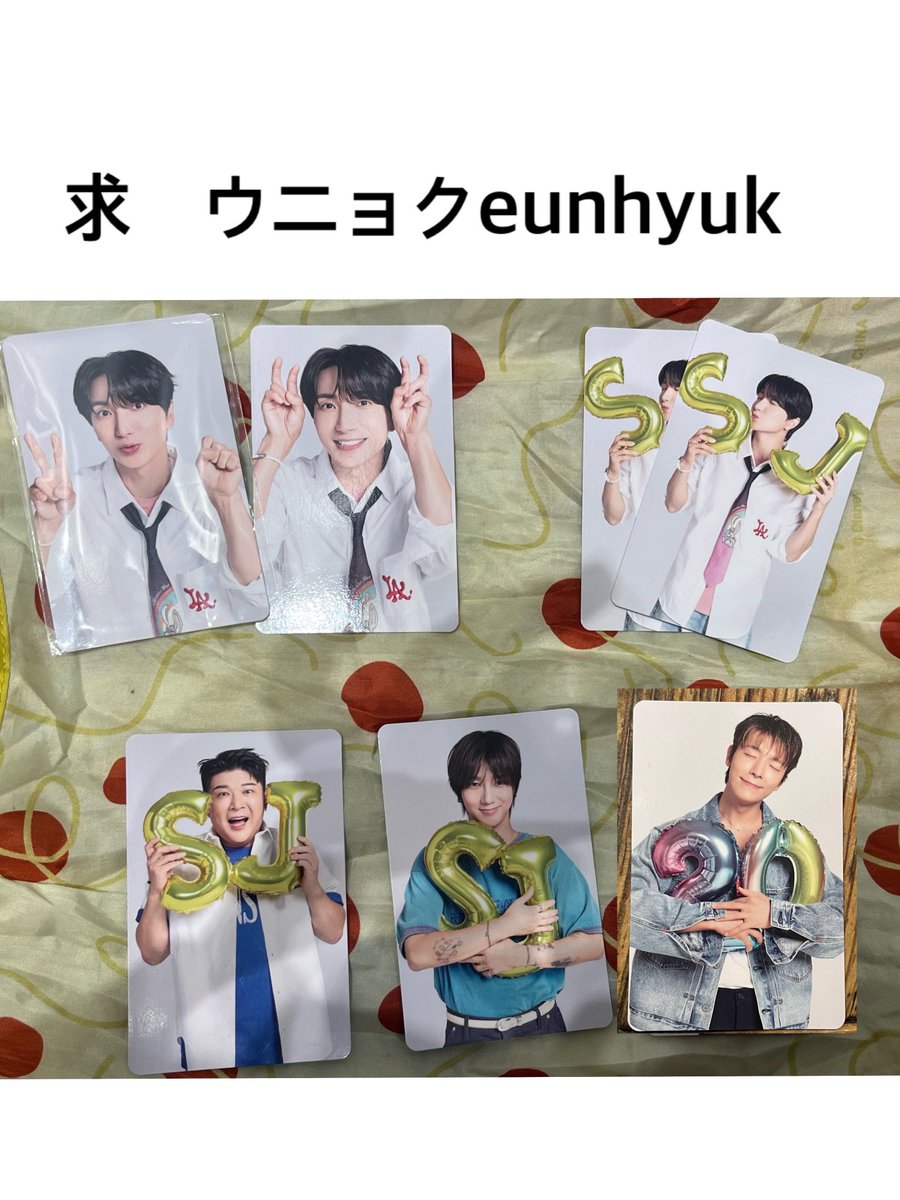 交換】 SUPER JUNIOR/SJ Market ランダムフォト 譲:イトゥク、イェソン