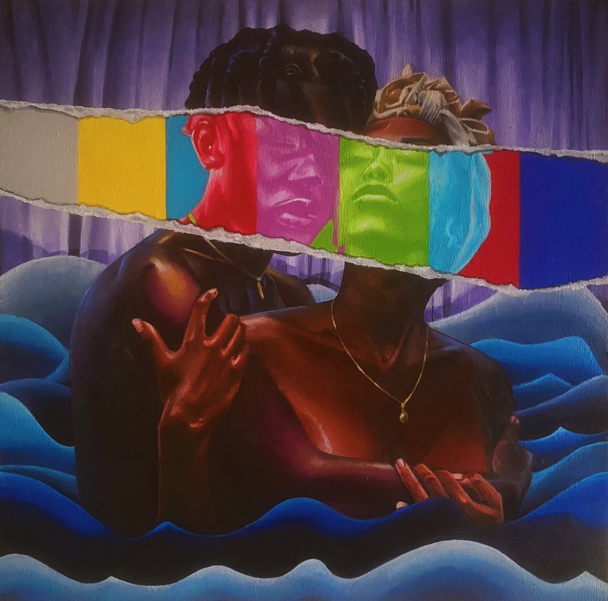 Painting is the most constructive way I can get it out of my system without losing hope