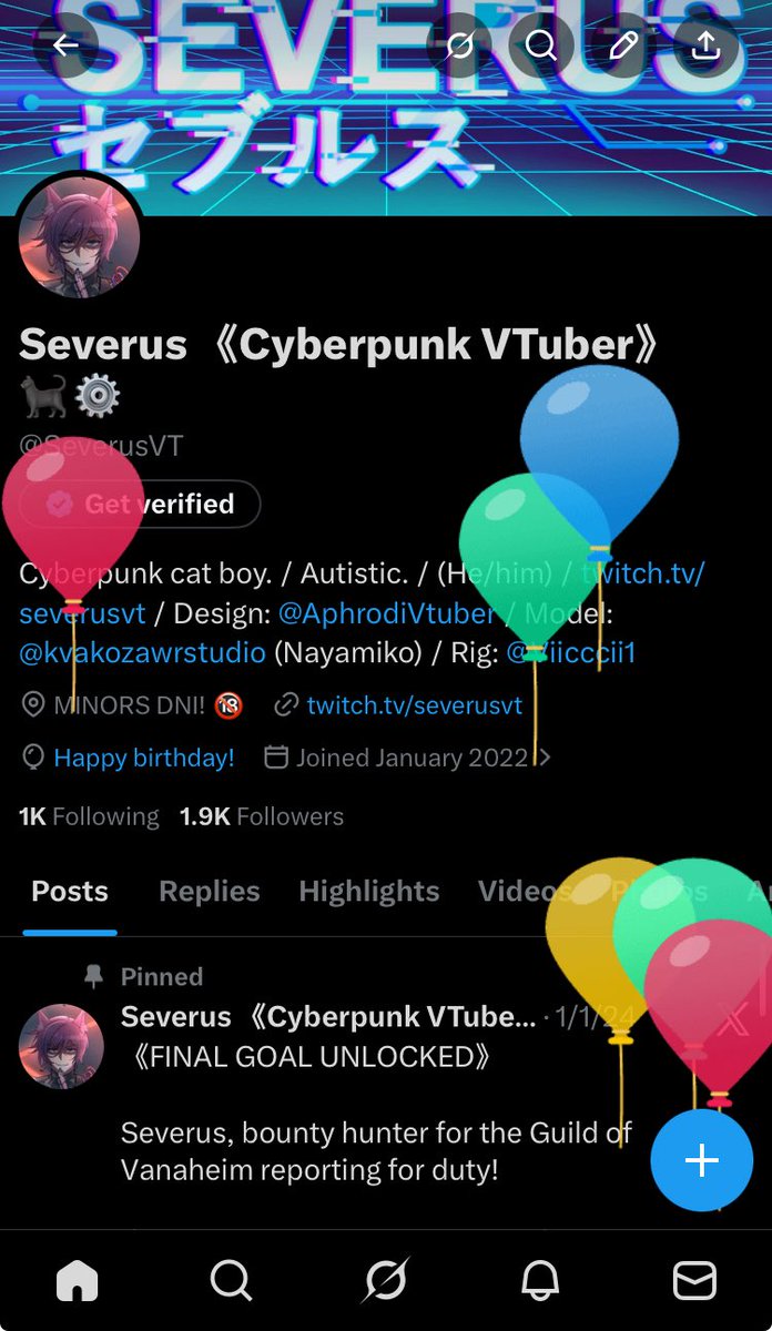 Severus 《Cyberpunk VTuber》 🐈‍⬛⚙️ tweet media