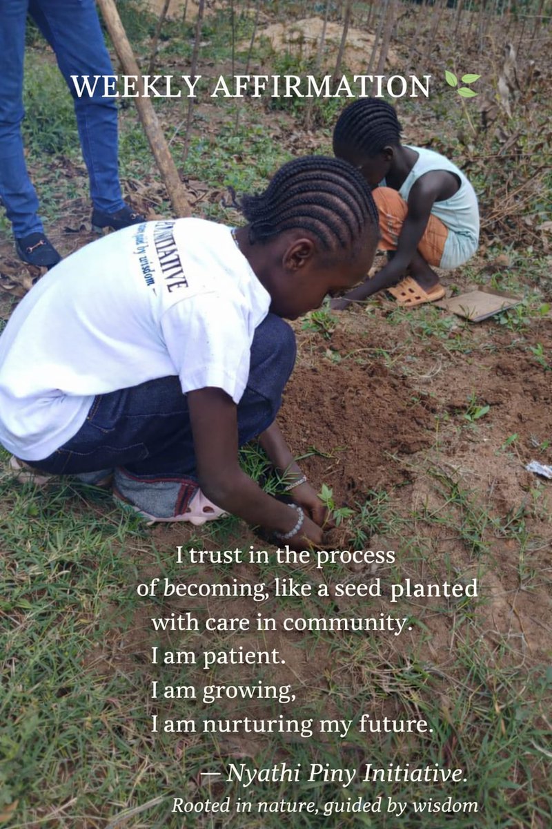 nyathipiny's tweet photo. I trust the process of becoming like a seed planted with care in community https://t.co/5zjDgwYlwm