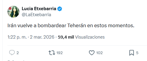 OcheRadfem's tweet photo. Ay por favor 🙏 que alguien mande la ubicación de Teherán a esta mujer que a mí me tiene bloqueada. https://t.co/3VsMFA0afZ