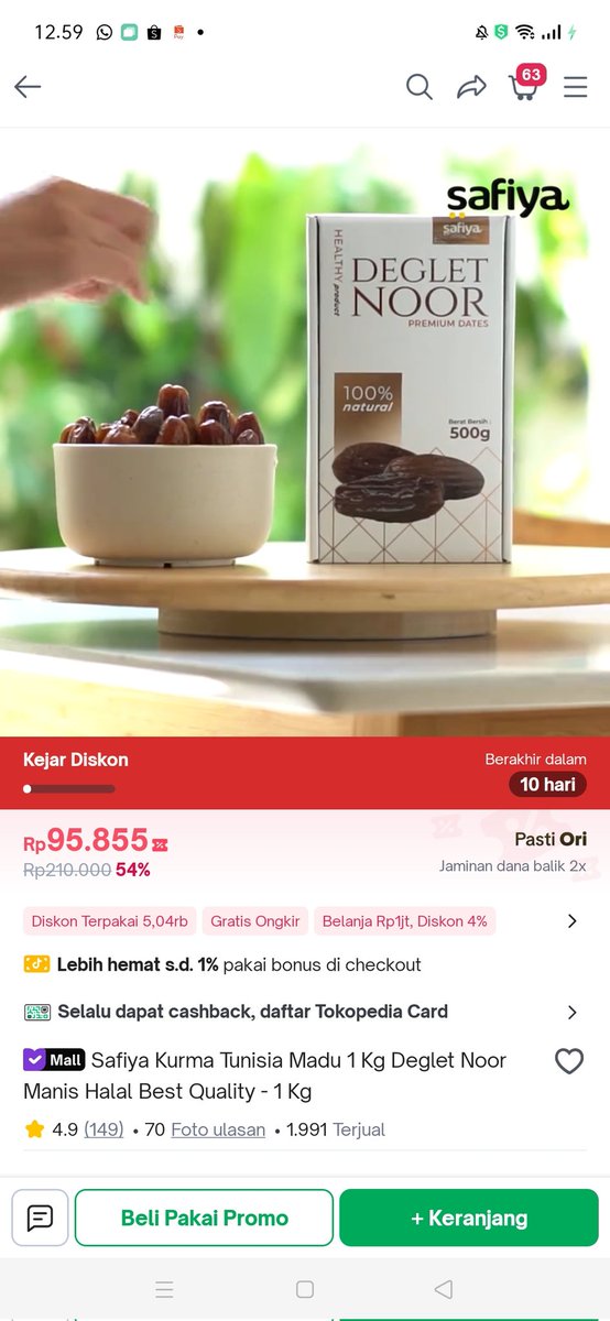 diarymer's tweet photo. @tokopedia Pengen banget beli ini buat buka puasa min #tokopedia https://t.co/E6iId1gTt4