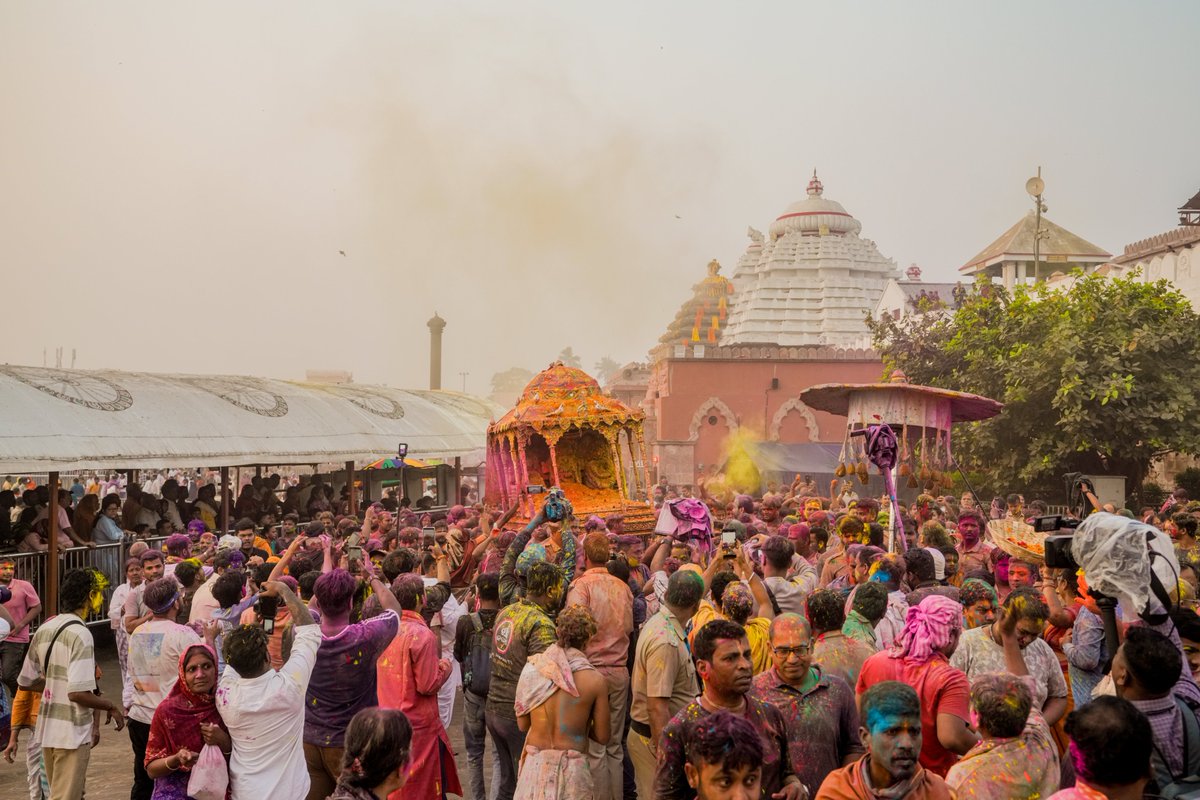 JagannathaDhaam's tweet image. #DolaPurnima #Puri #JagannathDham