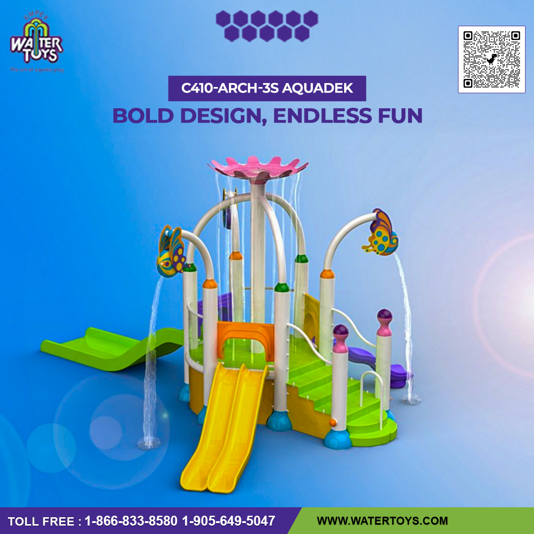 empexwatertoys's tweet image. The C410-Arch-3S Aquadek brings dynamic aquatic play to life with a sleek arch design and interactive spray action.

View Our Range at watertoys.com

#EmpexWatertoys #WaterToys #3DRenderings #ContactUs #WaterParkEquipmentSuppliers