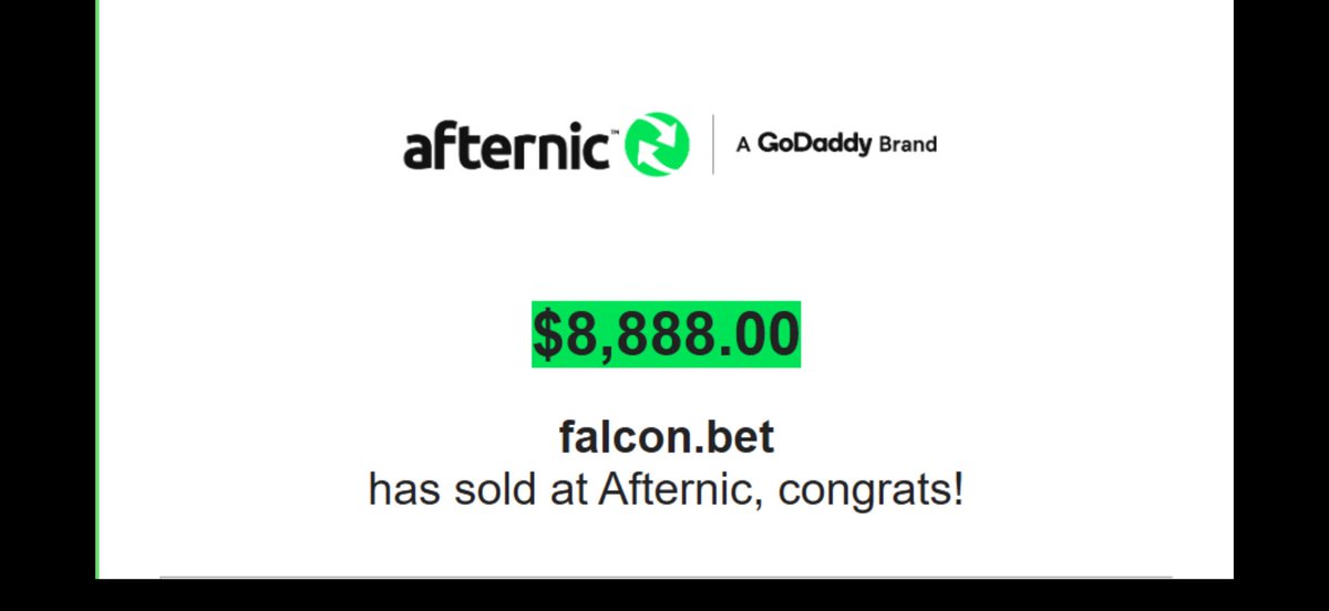 cryptowonton's tweet image. Falcon.bet recently sold 4 $8,888🔥

Available .bet portfolio: 🎰
Gizmo.bet
Komodo.bet 
Humanoids.bet
Timeless.bet
Savant.bet
Cashmere.bet

#bet #falcon #DomainsForSale