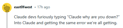 It's funny to see all this ai giga coders in panic and making all the right conclusions for the wrong reasons