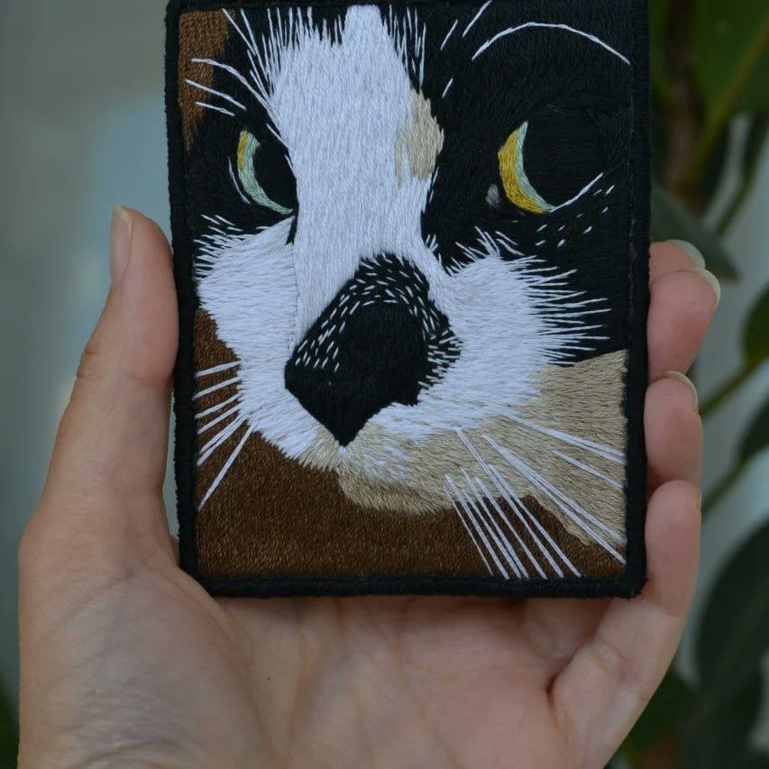 Вышываю па фота 🤍🖤