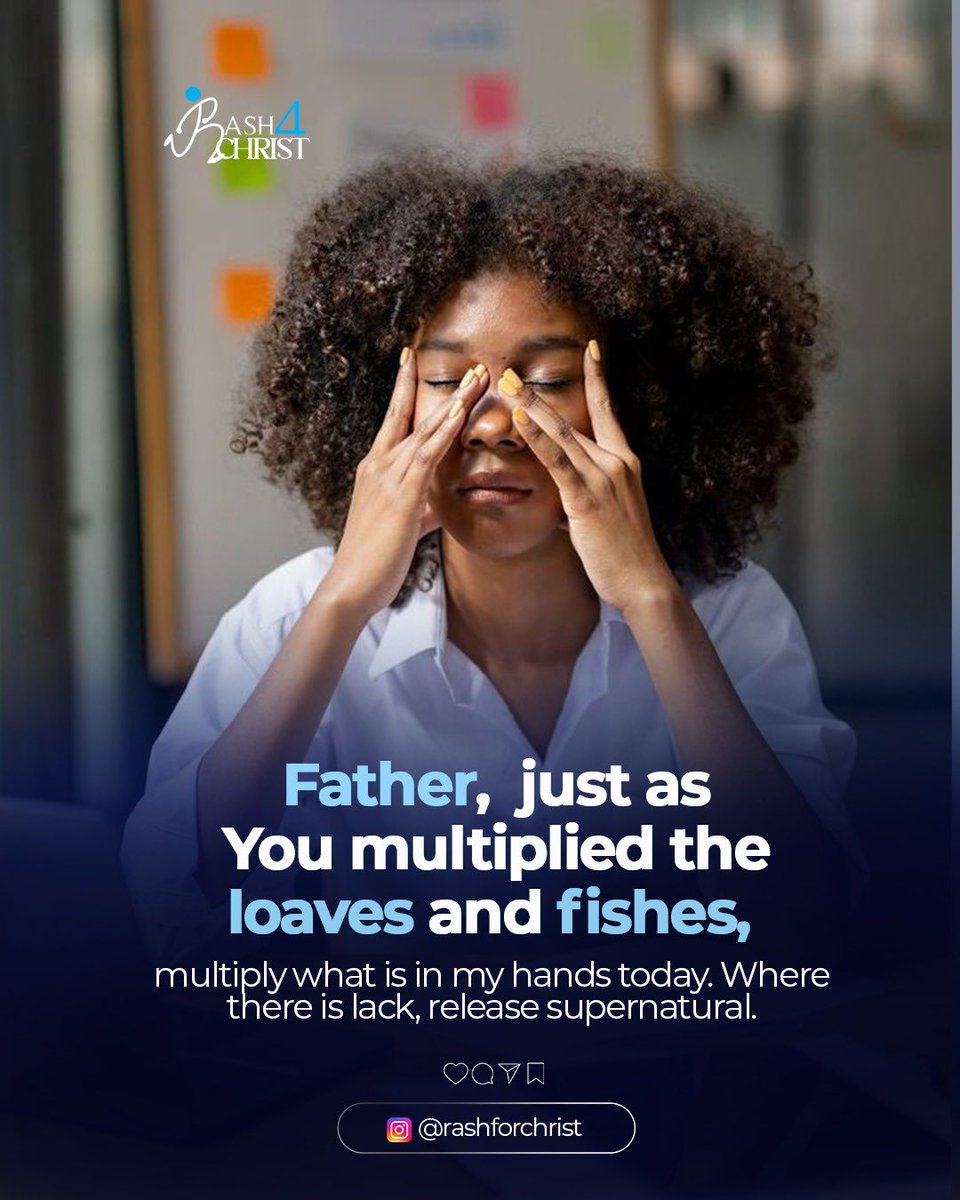Rasheedat08's tweet photo. Today, I place what I have in God’s hands.
It may look small… but in His hands, it is more than enough.
Father, multiply my effort, my ideas, my resources, and my strength today. Where there is lack, release Your supernatural provision. 🙏🏾✨
#MorningPrayer #Rash4Christ https://t.co/lGTsmn2wVw