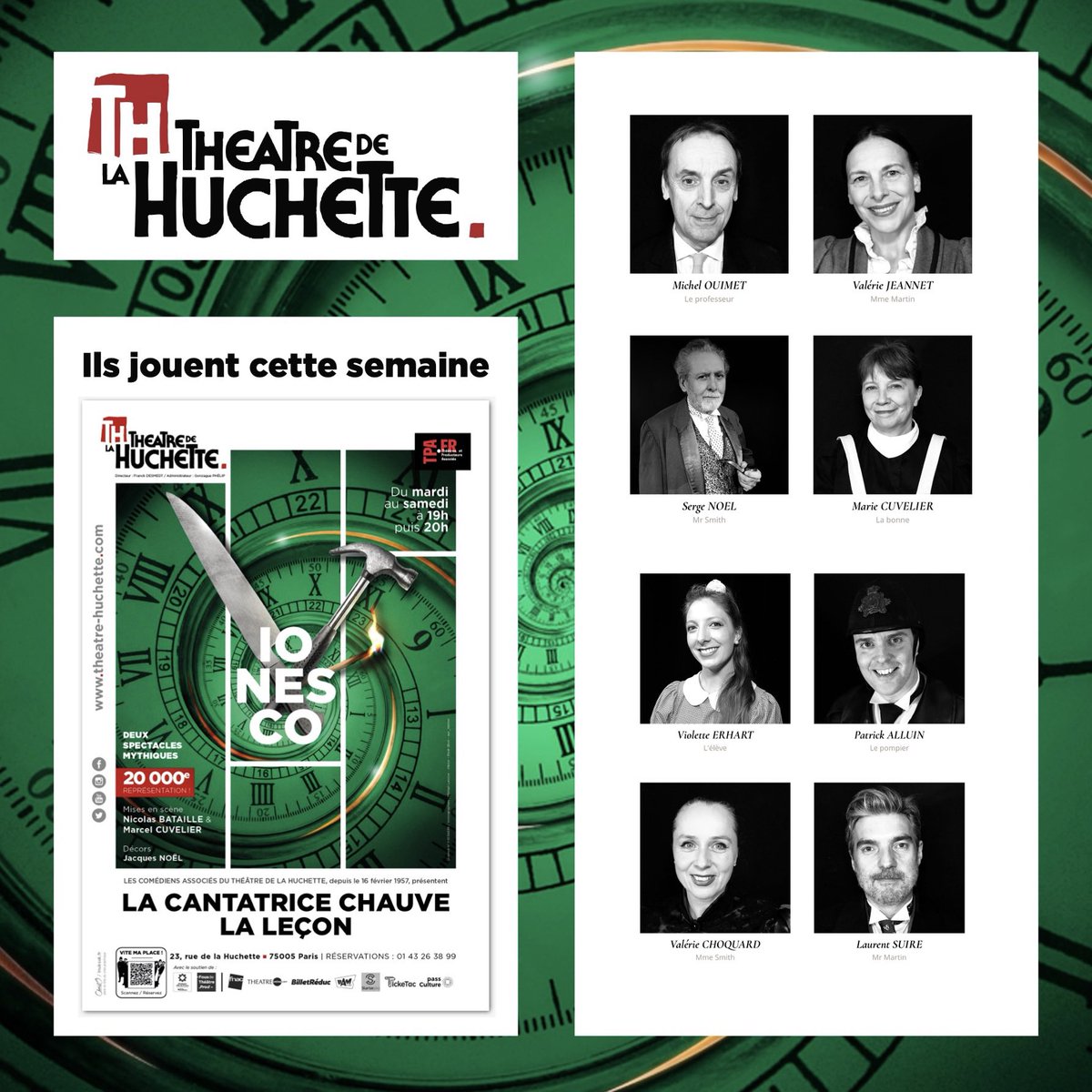 Théâtre La Huchette tweet media