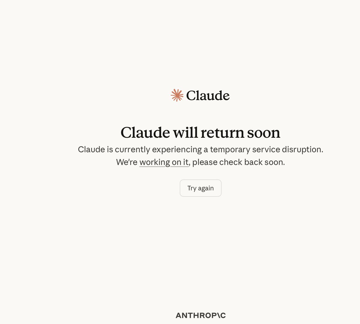 JayeshDaga's tweet photo. @claudeai @AnthropicAI down. #Claudedown https://t.co/PLjmTx7YHU