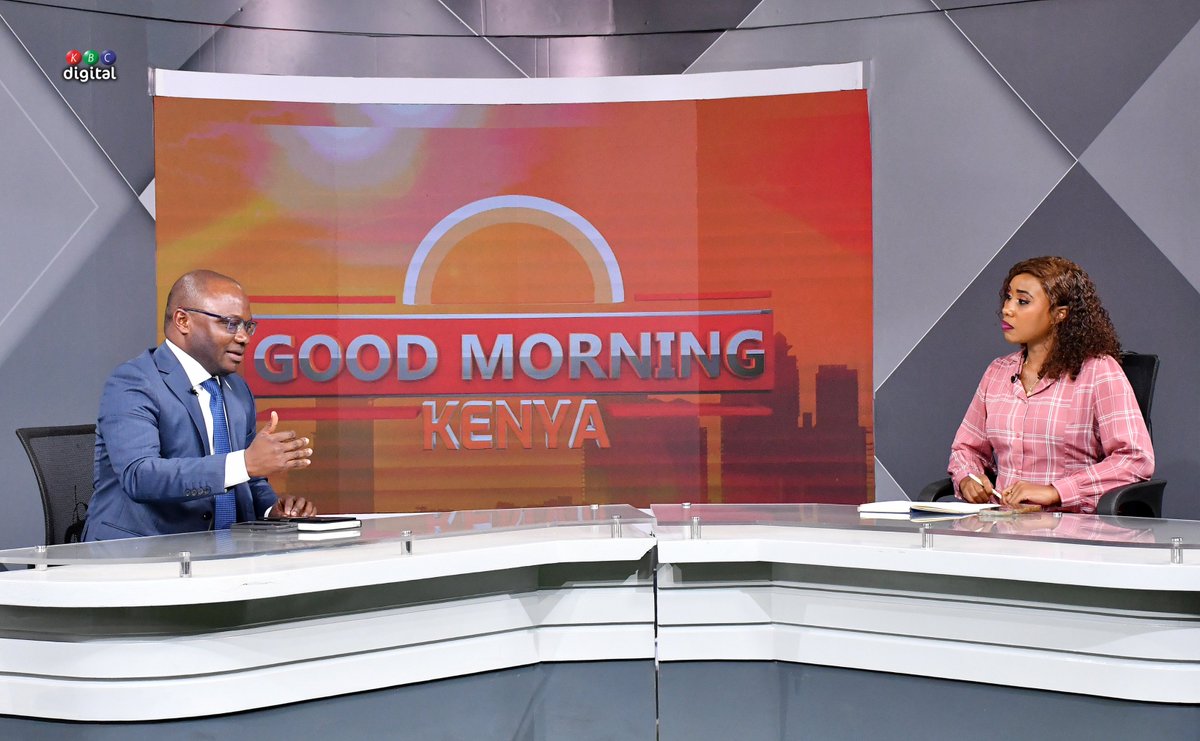 Tax Reduction:

Kenya Bankers Association (KBA) CEO Raimond Molenje discusses the anticipated effects of the association's proposed 5% PAYE tax reduction on the economy and its alignment with Vision 2030 in an interview with <a href="/NdegwaVivian/">Viviene Ndegwa</a> 

#KBCniYetu ^MS

📸 <a href="/smayira/">Selestus Mayira</a>