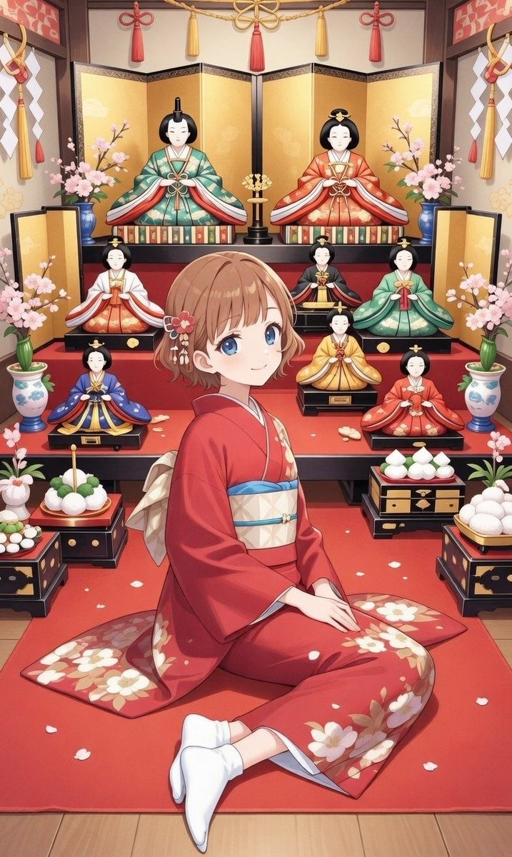 Post by あめのこ on X: ひな祭り🎎✨️