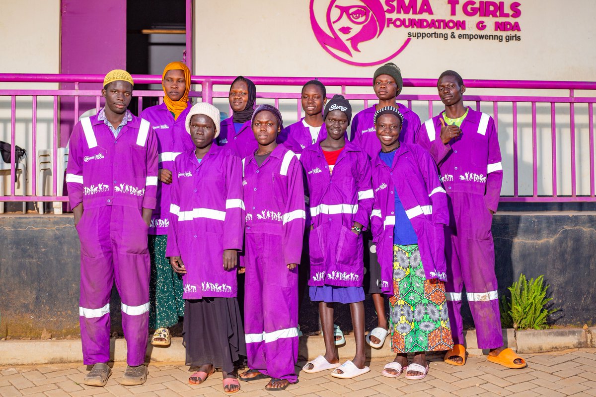 smartgirlsug's tweet photo. From Ariwa Subcounty in Yumbe District to our training centre, these scholarship learners are stepping into opportunity and building skills for their future.

Ten young minds —8 girls and 2 boys, showing up, learning, and growing every day.

This is what possibility looks like. 💜

#SmartGirlsUg #TVET