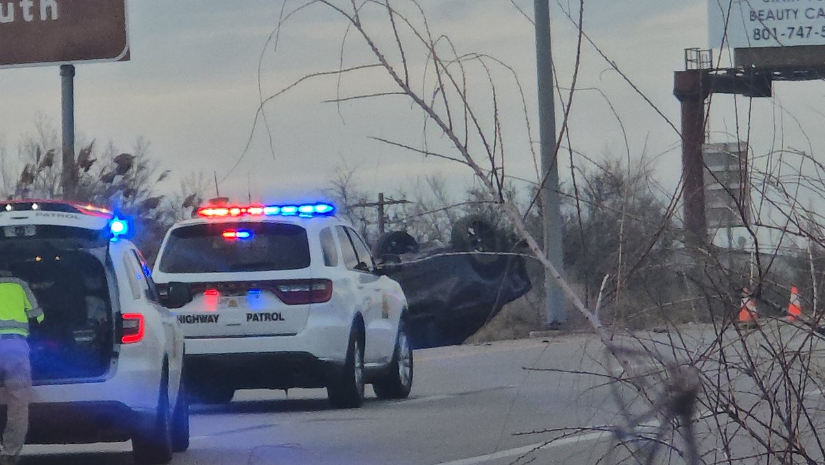 SLCNightWatch's tweet photo. March 1, 2026: Utah Highway Patrol responded to a rollover crash involving two people. One was ejected and died; no seatbelt was worn. The other had minor injuries. Buckle up and drive safely. https://t.co/LFbCRe3xHd