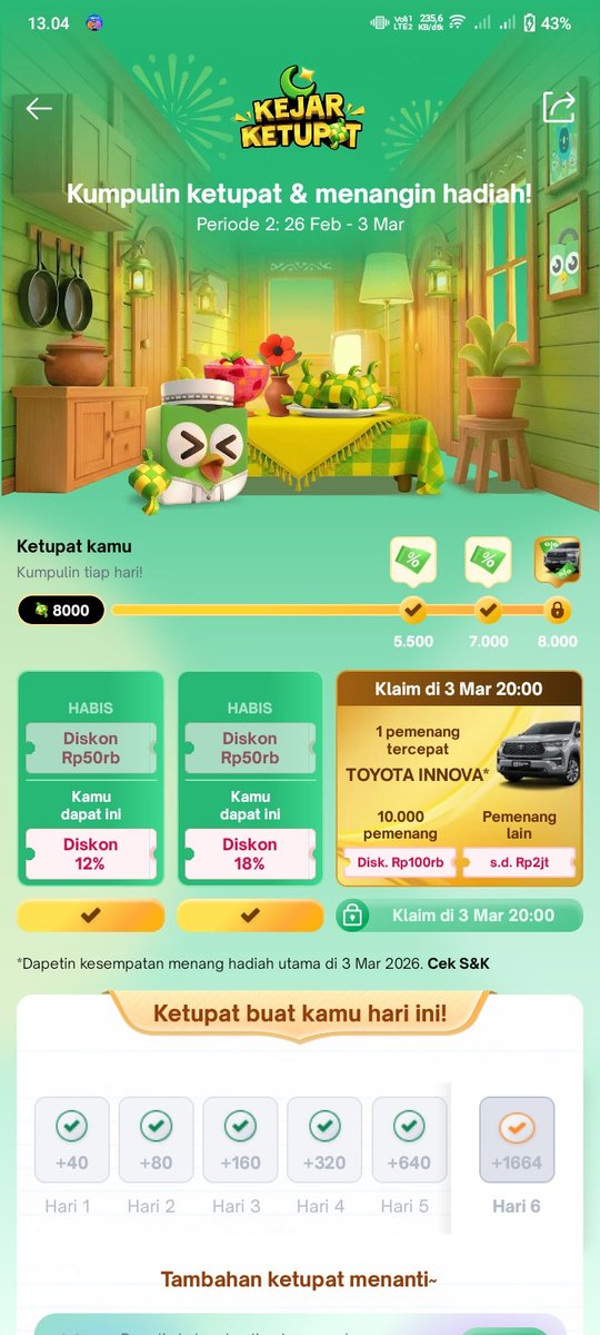 sslintaskata's tweet photo. @tokopedia Mau ini min buat lebaran
#33PromoMegaAkbar https://t.co/1Ek5zkH1f3