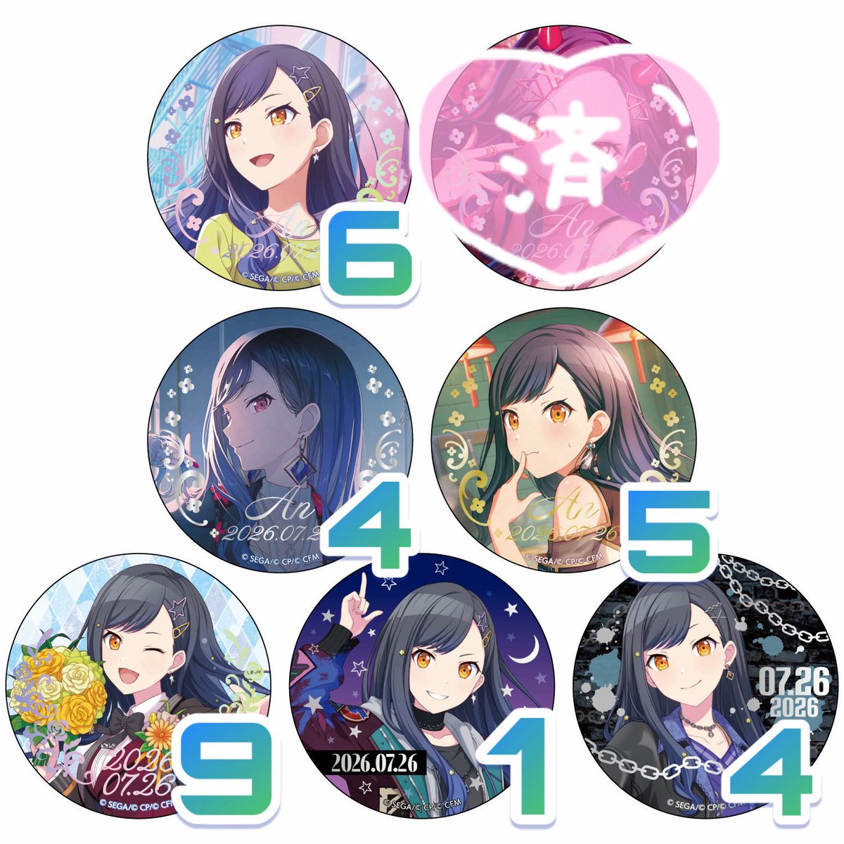 プロセカ はぴこれ バースデー 白石杏  譲渡

【譲】画像

【求】定価+送料

自担ですが目的達成したため、譲渡に出させていただきます。
纏めての方優先します。検索よりお気軽にお声掛け下さい。