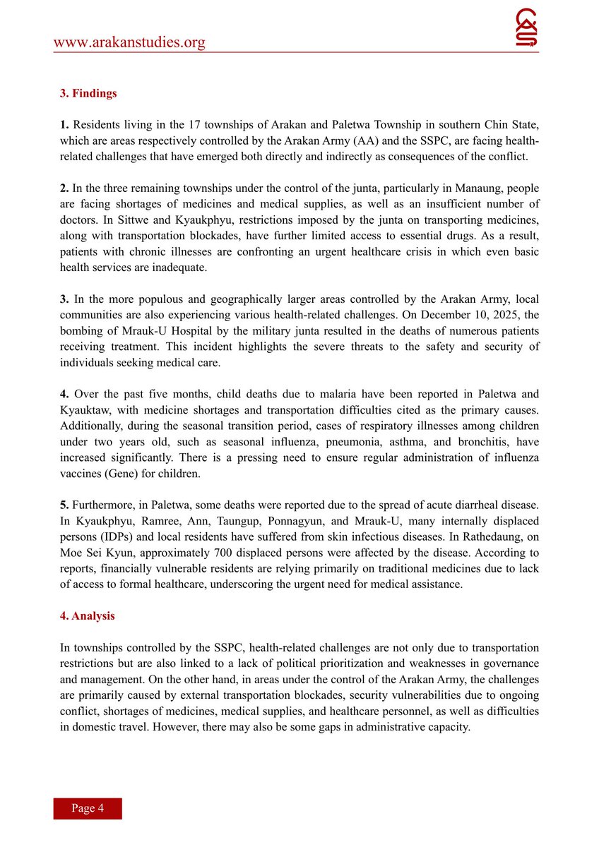 Center for Arakan Studies tweet media